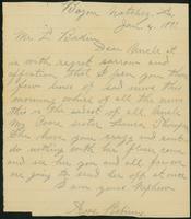 Augustin Robieux letter, 1899 Jan. 4