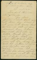 Copela Christophe letter, 1882 Nov. 27