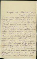 Gabriel Metoyer letter, 1891 Mar. 15