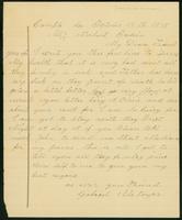 Gabriel Metoyer letter, 1895 Oct. 13