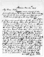 George R. Ellis letter, 1849 Nov. 24