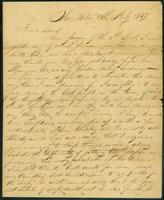 John McKowen letter, 1837 July 28