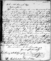 Andrew Durnford letter, 1844 Mar. 23