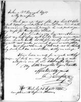 Andrew Durnford letter, 1845 Sept. 25