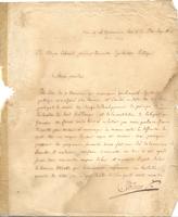Constantin-François Volney (?) letter, an 3 brumaire 14 [1794 Nov. 4]