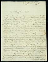 Armand Duplantier, Jr., to Euphrosine Tivollier Allard Duplantier, 1826 Aug. 26