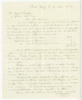Louis Sheppers to Auguste Doussan, 1859 Mar. 29