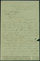Letter from Francis Palms to Henrietta Lauzin, 1865 Dec. 12