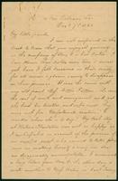 Letter from Francis F. Palms to Henrietta Lauzin, 1861 Dec. 07