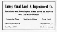 Harvey Canal Land and Improvement Co.