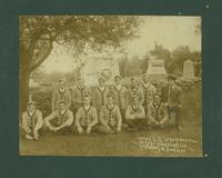 No.7618. L.S.U. Baseball Team on East Cemetery Hill Gettysburg, P.A. June, 3, 08