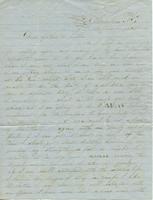 Letter from George Washington Bolton to Elisha Perryman Bolton and Eliza Burbridge Bolton September 25, 1861