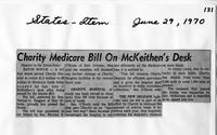 Charity medicare bill on McKeithen's desk