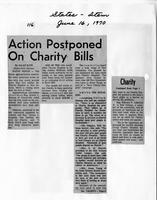 Action postponed on Charity bills