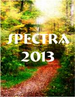 Spectra Literary Magazine 2013