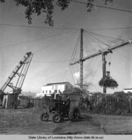 Sugar cane mill in Louisiana circa 1970s