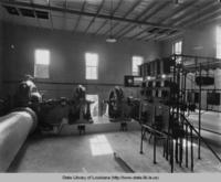 Sabine Canal Company pumping plant in Vinton  Louisiana in the 1930s