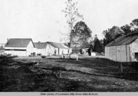 Levee camp at the Louisiana State Penitentiary in Angola Louisiana circa 1910