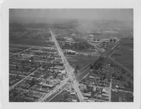 Aerial view of Scotlandville - Scenic Highway on 14 April 1954