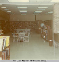 Interior view of the Washington Parish library in Bogalusa Louisiana in 1968