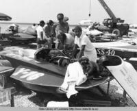 Boat races in Morgan City Louisiana in 1977