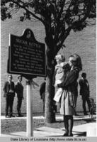 Dedication of the sugar kettle historical marker at Louisiana State University in Baton Rouge Louisiana in 1972