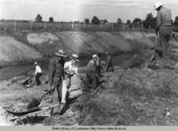 Construction near Barksdale Air Force Base in 1936