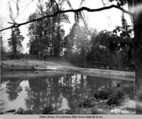 Lake on the property of the G.B. Cooley Tuberculosis Sanitarium in Monroe, Louisiana in 1937