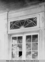 French doors at Fanny Riche House in Pointe Coupee Parish in the 1930s