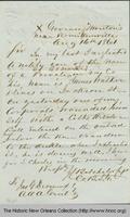 Letter, J[ames] C. Batchelor, Governor Mouton's near Vermillionville [Lafayette, Louisiana] to John G. Devereux, New Orleans