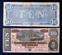 Confederate $10 bill