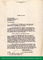 Letter, A. J. Higgins to J. K. Byrne