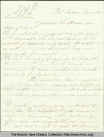Federal Soldier's Letter from Port Hudson, La.