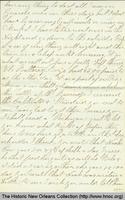 Letter, Gilbert Shaw, Bayou St. John, Louisiana, to "Beloved Mother"