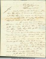 Letter, [Major Samuel] Champlain, [DQMG, Sixth Military District], Charleston, SC, to Colonel Francis K. Huger, Adjutant General 6th & 7th [Military] Districts, Fort Hawkins, Ga.