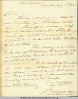 Letter, Brigadier General James Winchester (U.S. Army) to Major Edmund P. Gaines, Recruiting officer, 24th Regiment of Infantry, U.S. Army.