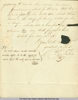 Letter, D. B. Lyles, Baltimore, Md., to Mr. James Cox, [in] the care of Mr. James R. Riddle, Alexandria, [Va.]