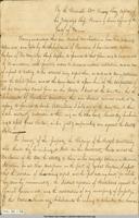 Letter, Capt. William Henry Percy, HMS Hermes, Pensacola, to Monsieur [Jean] Lafitte [sic], Barataria, Louisiana