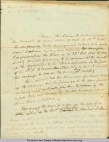 Draft letter, Major General Andrew Jackson, Head Quarters, 7th M[ilitary] District [near New Orleans, La.], to Major General [John] Lambert, [near New Orleans, La.]