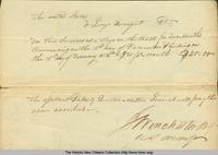 Note documenting payment to George Farragut as a spy for the United States