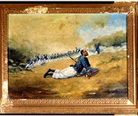 Louisiana Civil War Zouaves on the Battlefield