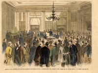 General Banks Addressing the Louisiana Planters in the Parlor of the St. Charles Hotel, New Orleans