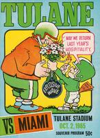 Tulane University Football Program-The Greenie; Mississippi State vs. Tulane