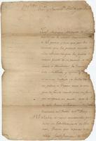 Petition submitted by Josef Andoeza, New Orleans, to the Baron de Carondelet