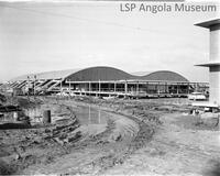 New Main Prison cafeteria construction, Curtis & Davis architects 1954-55