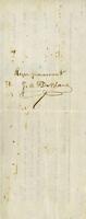 1855-01-01 Tax Notice for David Rees, No. 354, Saint Martin Parish (La.)